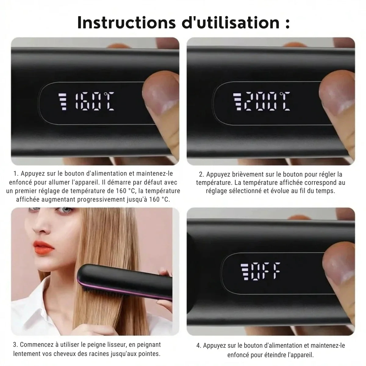 Monarch Wear | Brosse coiffante pour cheveux courts – VolumeLift™ (PROMOTION LIMITÉE)