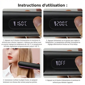 Monarch Wear | Brosse coiffante pour cheveux courts – VolumeLift™ (PROMOTION LIMITÉE)