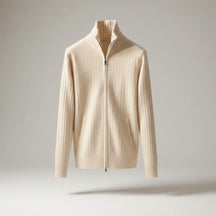 Monarch Wear | Veste zippée classique élégante – RibbedWarm™