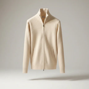 Monarch Wear | Veste zippée classique élégante – RibbedWarm™