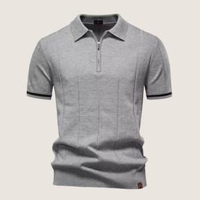 Monarch – Polo Slim Fit pour Homme avec Fermeture Éclair – Style Minimaliste et Confort pour Toutes les Occasions
