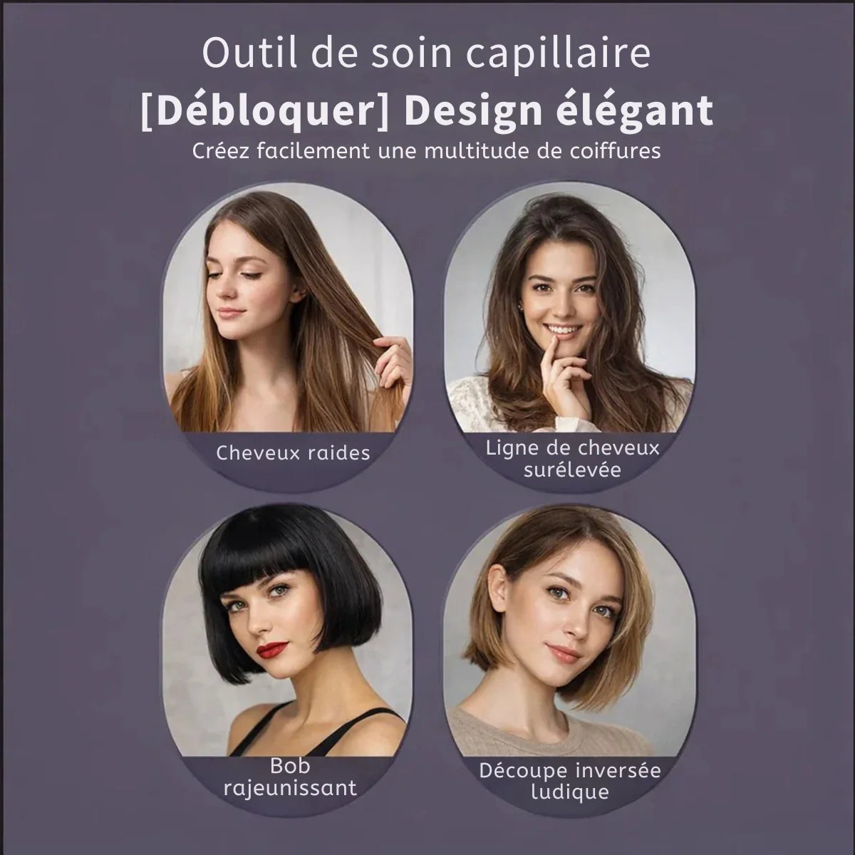 Monarch Wear | Brosse coiffante pour cheveux courts – VolumeLift™ (PROMOTION LIMITÉE)