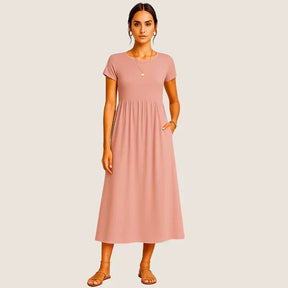 Monarch Alice midi-jurk – Casual en tijdloze elegantie