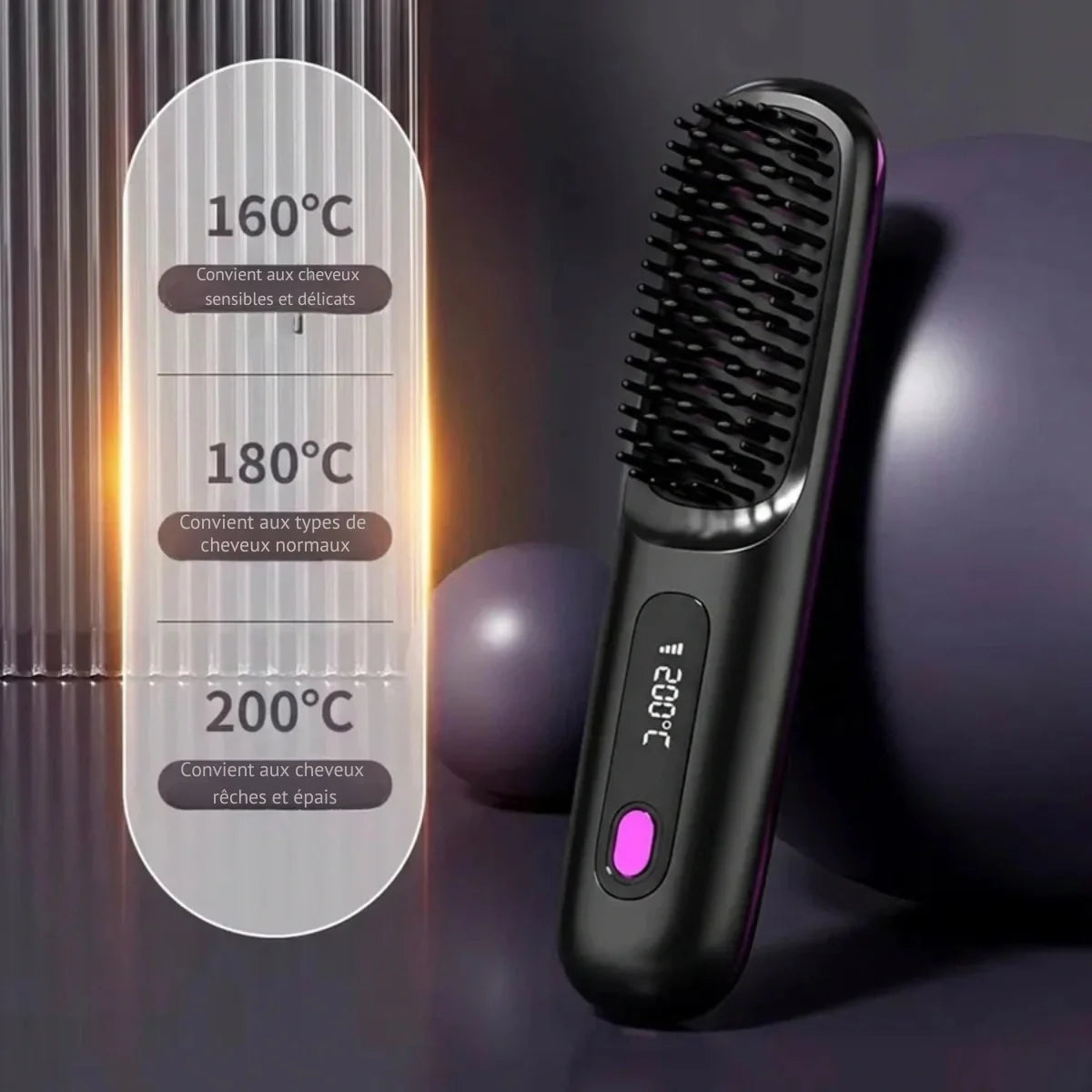 Monarch Wear | Brosse coiffante pour cheveux courts – VolumeLift™ (PROMOTION LIMITÉE)