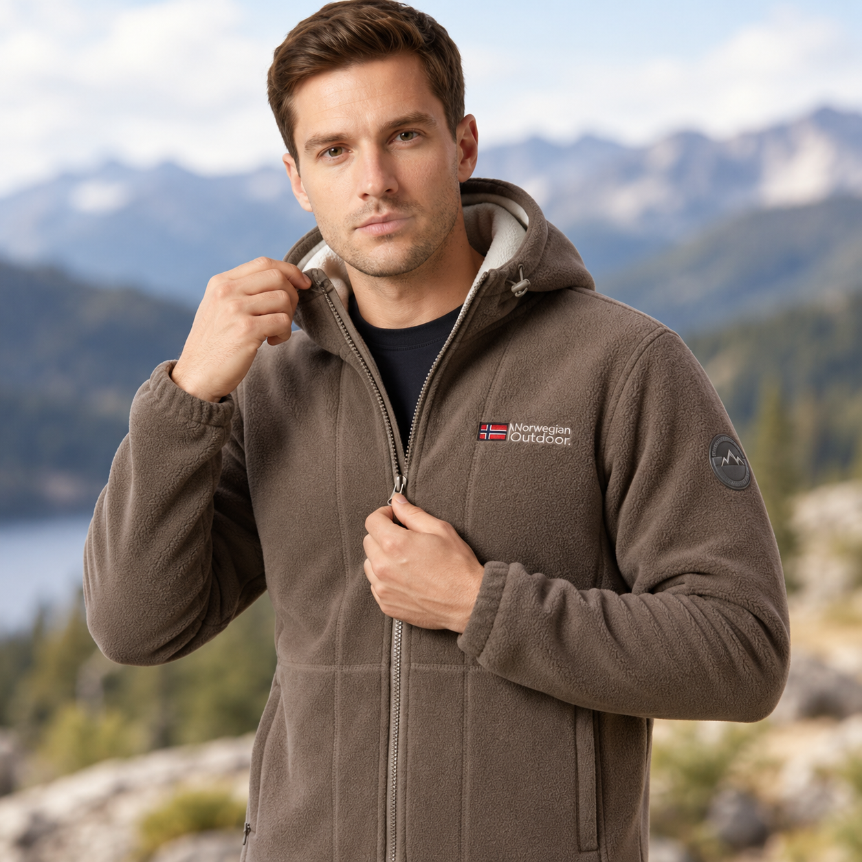 NordWell™ | Warme Herenjas met Capuchon