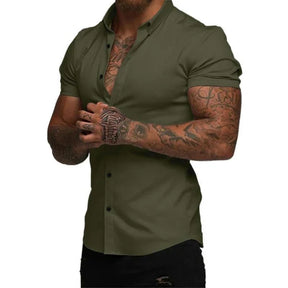 Slim Fit EasyFit™ Overhemd – Stijl en Comfort met 4D Stretch Technologie