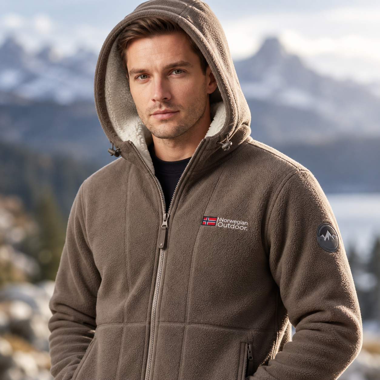 NordWell™ | Warme Herenjas met Capuchon