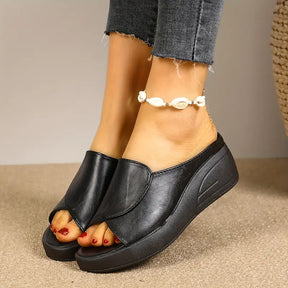 Monarch – Mule Féminine Confort Élégant NoirLift