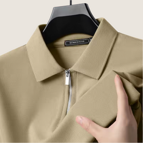 Monarch – Polo pour Homme avec Fermeture Éclair – Style Moderne & Confort Léger