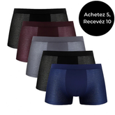 SoftLuxe™ – Bamboe Boxershorts Voordeelpak (10 stuks) – [KOOP 5, KRIJG 10] – [OPRUIMING]