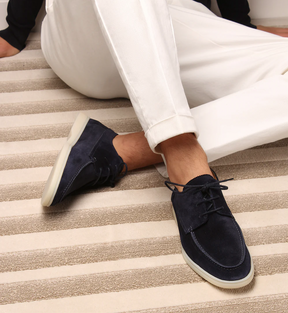 Nathaniel | Heren Casual Suède Veterschoenen