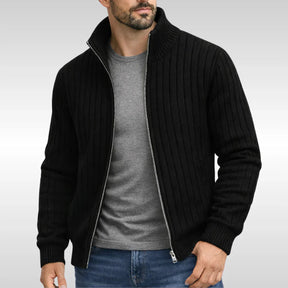 Monarch Wear | Veste zippée classique élégante – RibbedWarm™