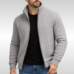 Monarch Wear | Veste zippée classique élégante – RibbedWarm™