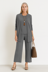Bella | Dames Minimalistische Drie-Delige Lounge Set