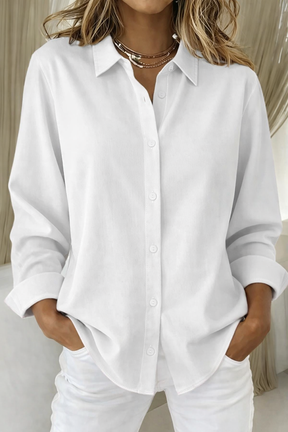 Eliana | Dames Minimalistische Statementstuk Blouse