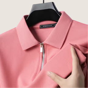 Monarch – Polo pour Homme avec Fermeture Éclair – Style Moderne & Confort Léger