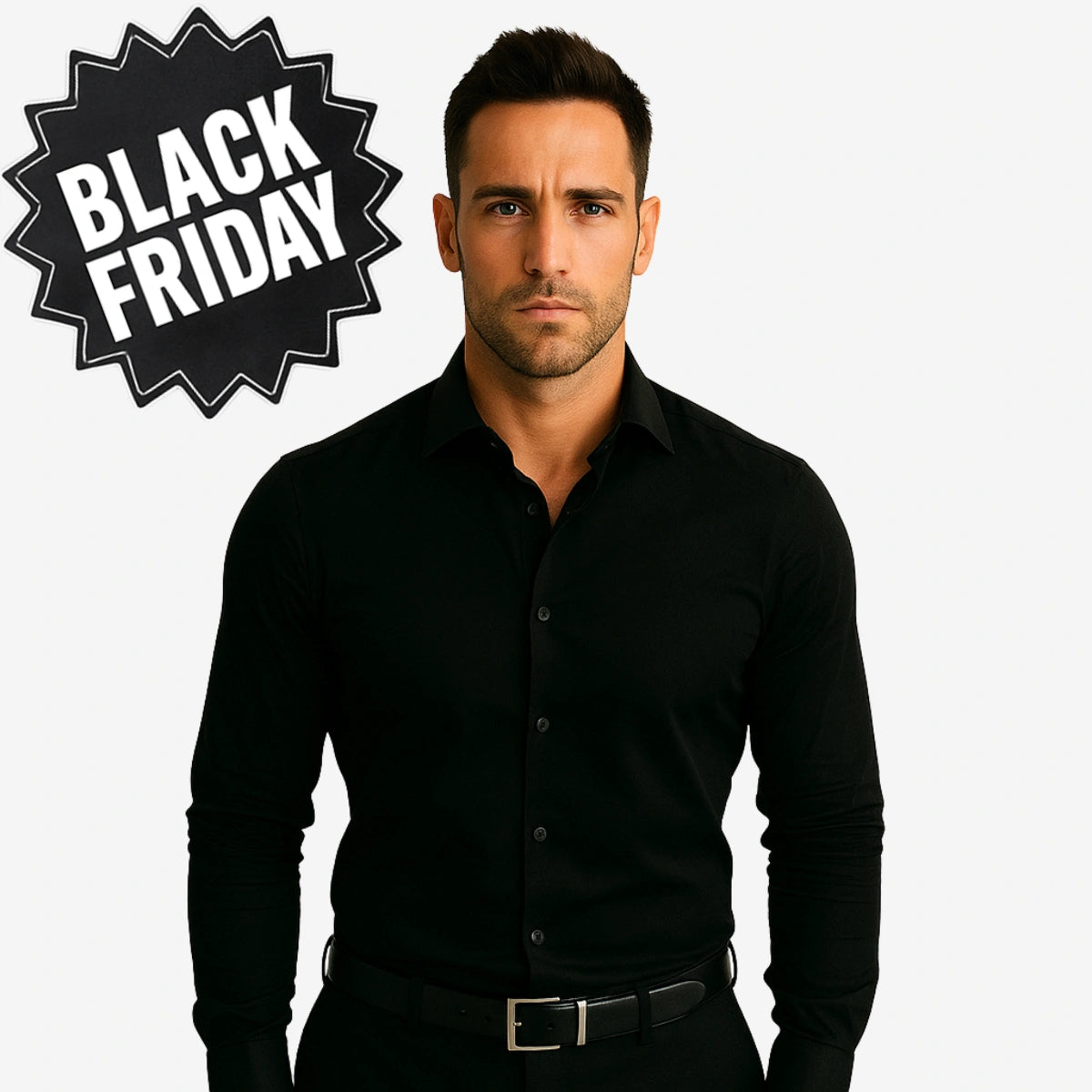 Monarch Wear - Strijkvrij Slim Fit Infinity™ Overhemd - [BLACK FRIDAY] - [KOOP 1, KRIJG 2 GRATIS]