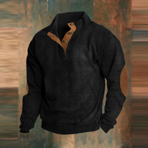 Ronan | Heren Casual Trui met Kwart-Rits