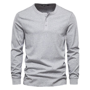 Brandon | Heren Lange Mouwen Shirt met Knopen
