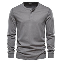 Brandon | Heren Lange Mouwen Shirt met Knopen