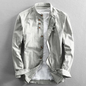 Monarch Wear - Mandarijnenkraag Overhemd Osaka™