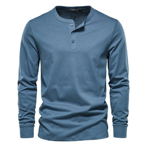 Brandon | Heren Lange Mouwen Shirt met Knopen