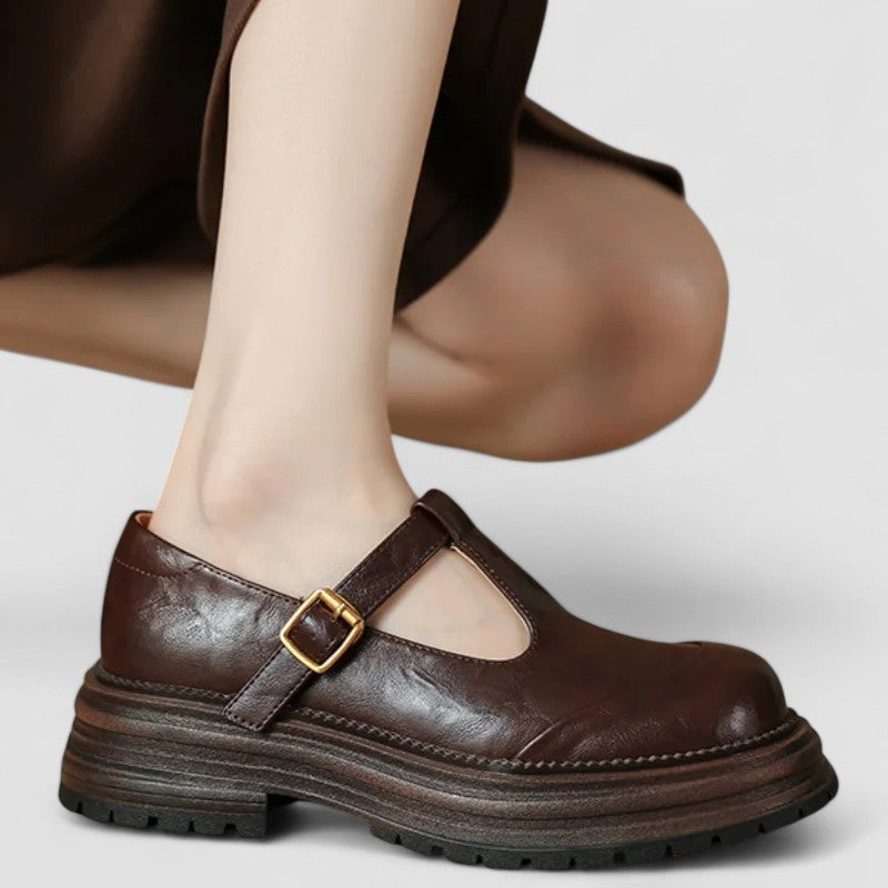 Jessica | Dames Platform T-Riem Casual Schoenen
