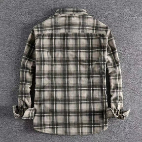 Gregory | Heren Casual Geruit Flannel Overhemd