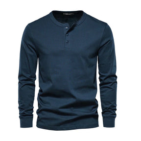 Brandon | Heren Lange Mouwen Shirt met Knopen