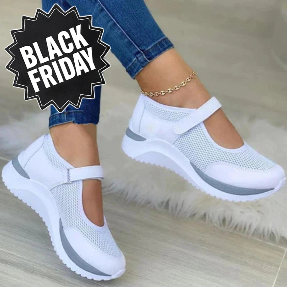 Orthopedische Schoenen Leila Confort+ Dikke Zolen - [BLACK FRIDAY] - [KOOP 1, KRIJG ER 2 GRATIS]