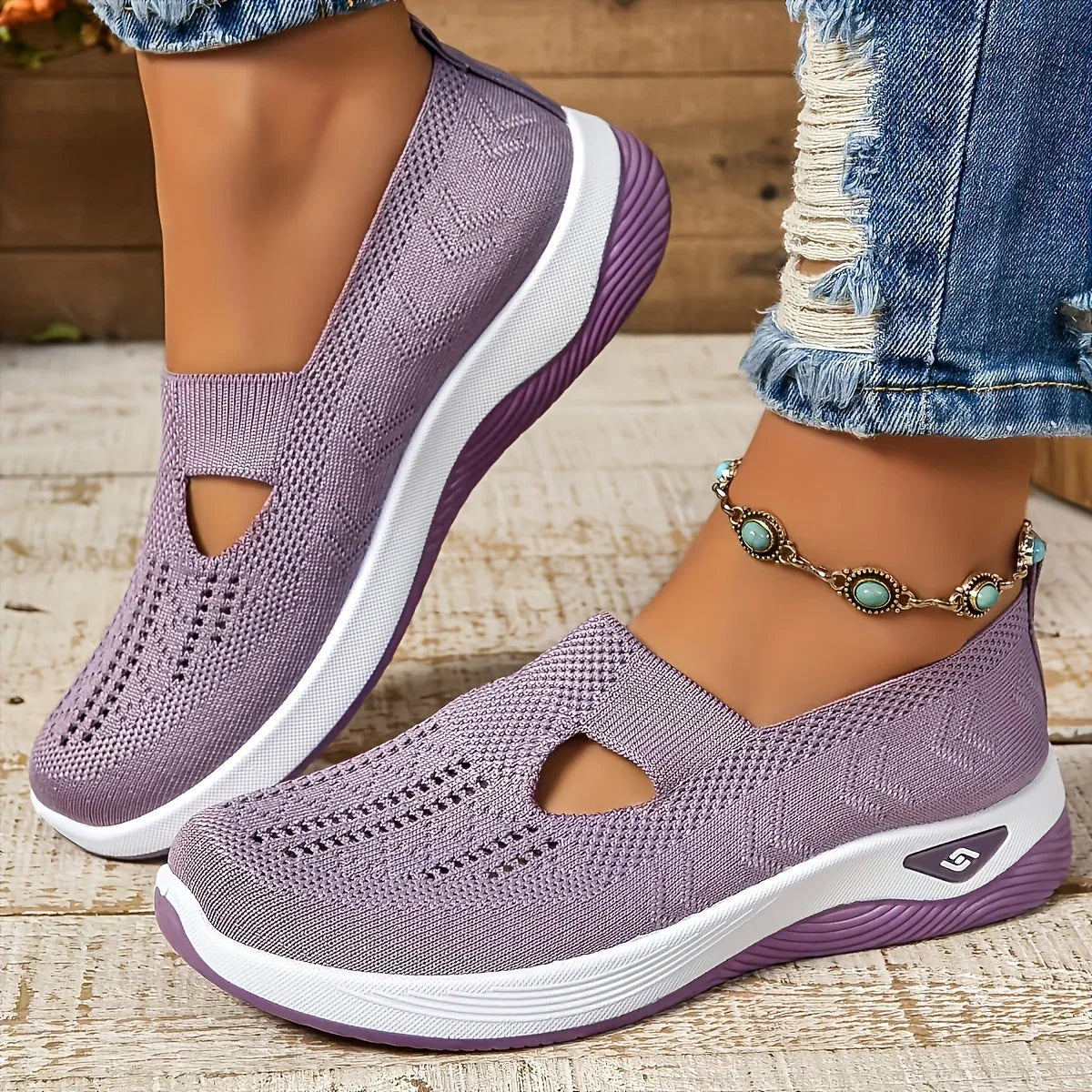 CloudWear™ – Ademend en Ultiem Comfortabele Orthopedische Sneakers voor Dames