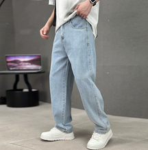 Drew | Heren Lente Losse Straight-Fit Denim Jeans