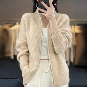 Elin | Dames wollen vest met warme, elegante pasvorm