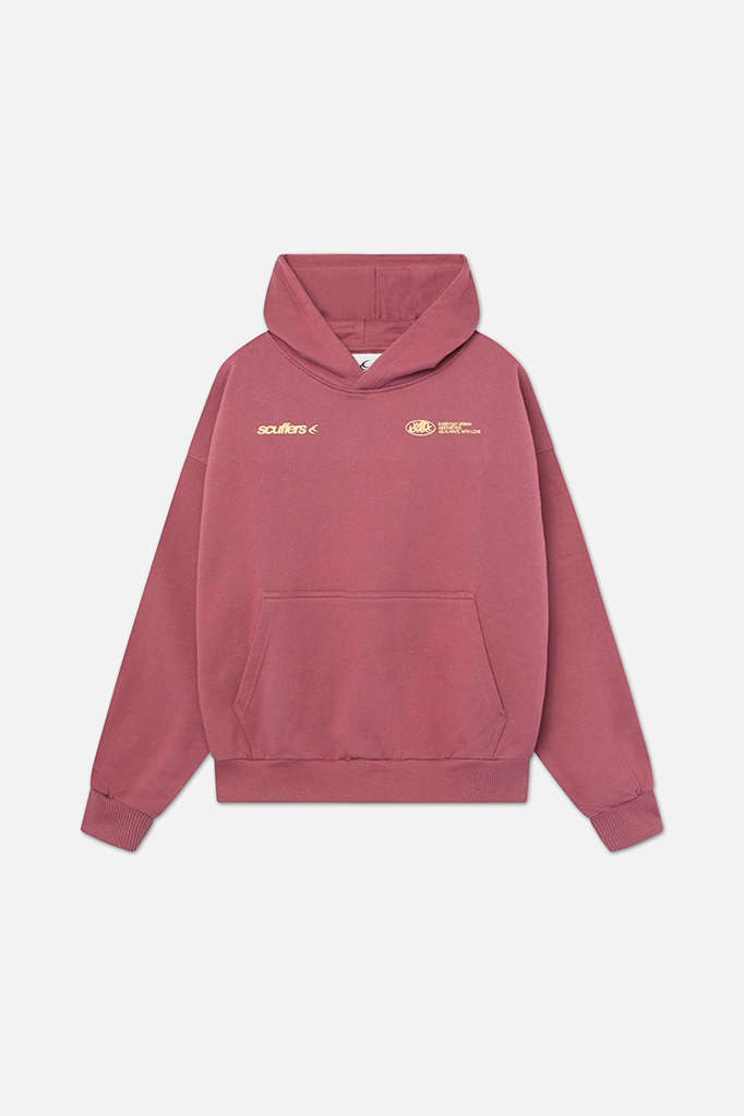 Nanda | Dames hoodie met ontspannen pasvorm en With love print