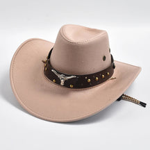 Caleb | Heren Brede Rand Westerse Cowboy Hoed
