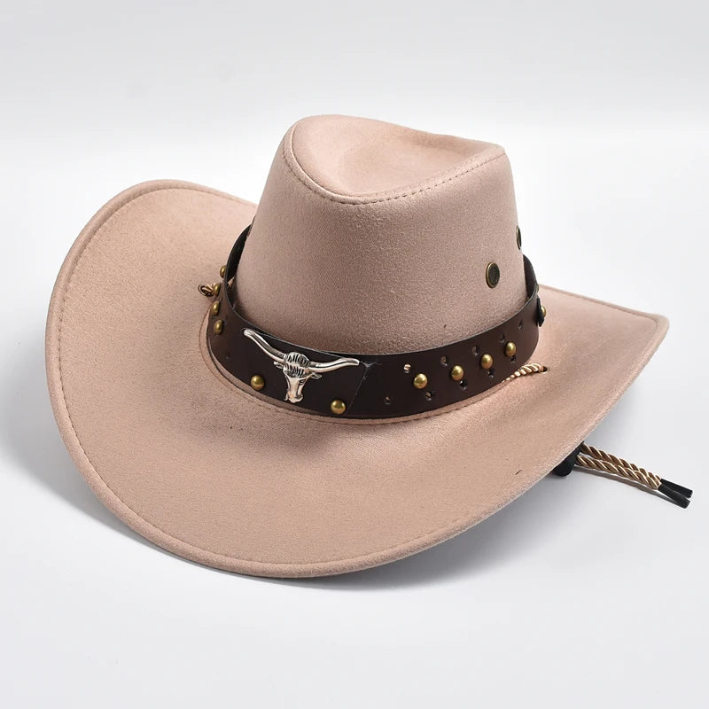 Caleb | Heren Brede Rand Westerse Cowboy Hoed