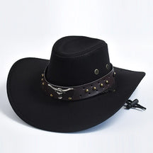 Caleb | Heren Brede Rand Westerse Cowboy Hoed