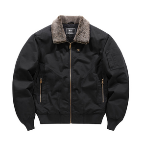 Axel | Heren Rits Kraag Bomber Jas