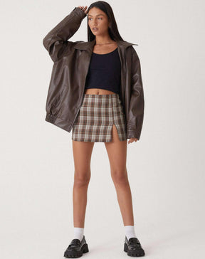 Sophia | Oversized PU-Leren Jas Dames – Modieuze Look, Hoogwaardig Kunstleer