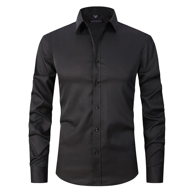 Zachary | Heren Slim Fit Overhemd met Lange Mouwen