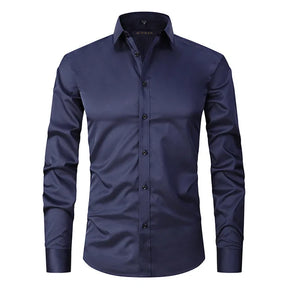 Zachary | Heren Slim Fit Overhemd met Lange Mouwen