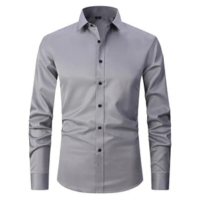 Zachary | Heren Slim Fit Overhemd met Lange Mouwen