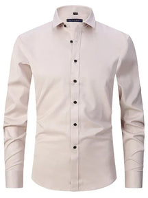 Zachary | Heren Slim Fit Overhemd met Lange Mouwen