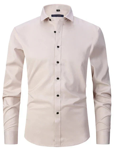 Zachary | Heren Slim Fit Overhemd met Lange Mouwen