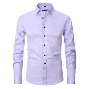 Zachary | Heren Slim Fit Overhemd met Lange Mouwen