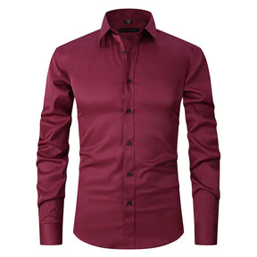 Zachary | Heren Slim Fit Overhemd met Lange Mouwen