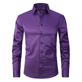 Zachary | Heren Slim Fit Overhemd met Lange Mouwen