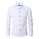 Zachary | Heren Slim Fit Overhemd met Lange Mouwen